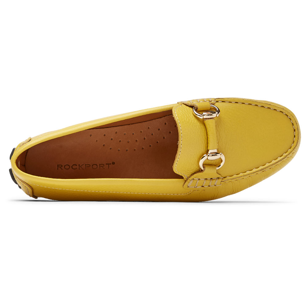 Rockport Loafers For Womens Yellow - Bayview Bit Keeper - JG4805217